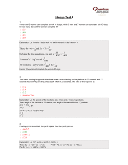 Infosys Test 4