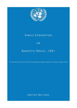 Single Convention on Narcotic Drugs, 1961