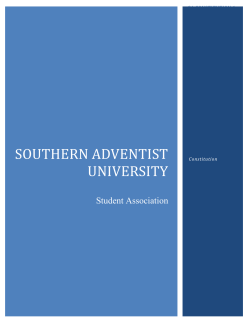 Constitution - Southern Adventist University