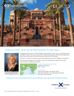 seventh president`s sailing