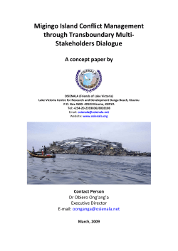 Migingo Island Conflict Management through