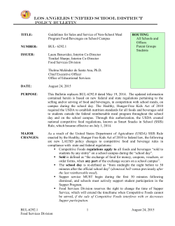 District Policy - Los Angeles Unified School District