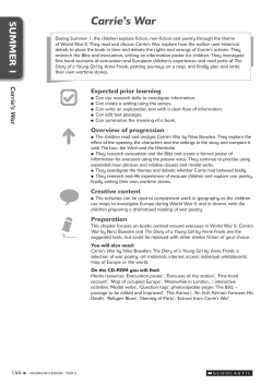 Carrie`s War
