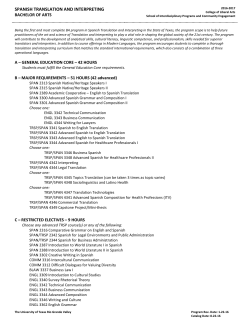 spanish translation and interpreting