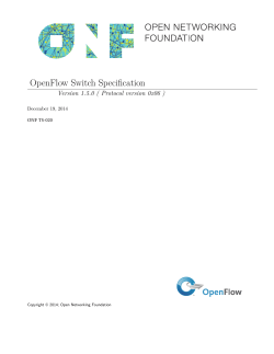 OpenFlow Switch Specification