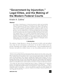 Government by Injunction - Critical Analysis of Law