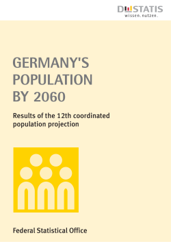 Germany`s population by 2060