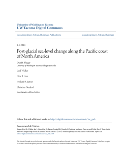 Post-glacial sea-level change along the Pacific coast of North America