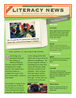 Literacy Newsletter March