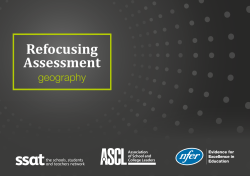 Geography - National Foundation for Educational Research