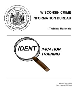 Identification Handout