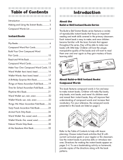 Compound Word Pair Cards
