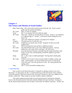 The Nature and Mission of Social Studies