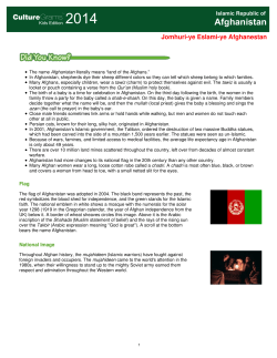 Afghanistan - Burnet Middle School