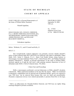 state of michigan court of appeals