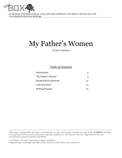 My Father`s Women - The Missouri Review