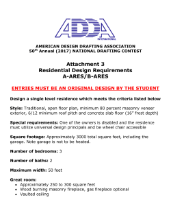 2017 DD Contest Residential Design Requirment Attachment 3
