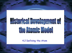 4.2 Defining the Atom