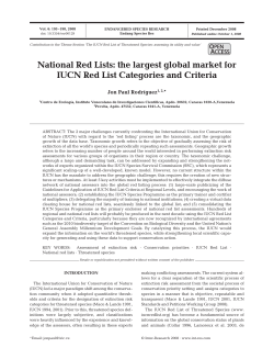 National Red Lists: the largest global market for