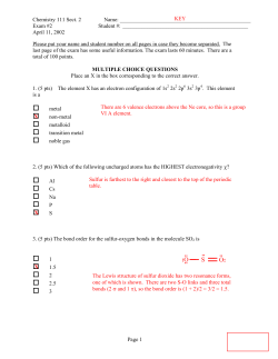 solutions - UMass Chemistry