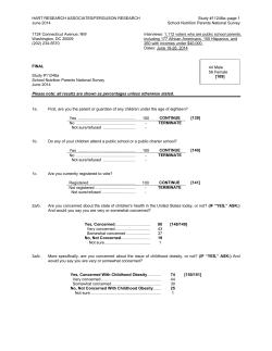Standard Questionnaire Template