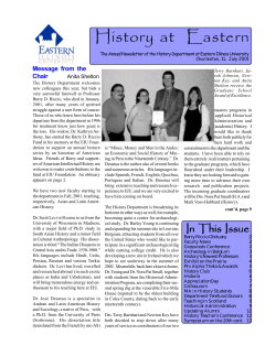 2001 - Eastern Illinois University