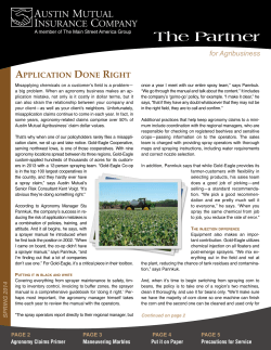 Spring 2014 - Austin Mutual