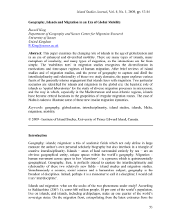 Island Studies Journal, Vol. 4, No. 1, 2009, pp. 53