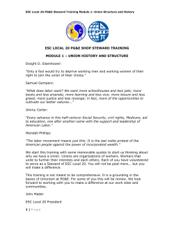 Module 1 - Engineers and Scientists of California Local 20, IFPTE