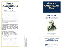 Citizenship Forum Great Americans Day Great Americans Day Great