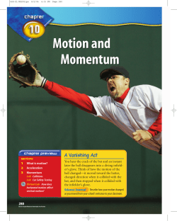 Motion and Momentum - McGraw Hill Higher Education