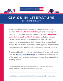 civics in literature - National Constitution Center