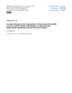 Supplement - Atmos. Chem. Phys