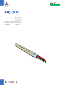 JH(St)H Bd - La Triveneta Cavi