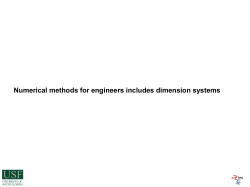 Numerical methods for engineers includes dimension systems mks