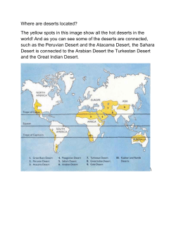 Deserts Compiled