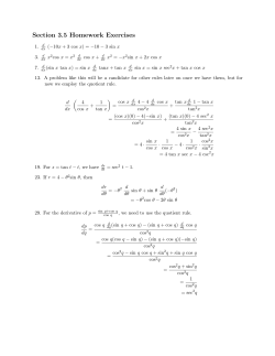 Section 3.5 Homework Exercises