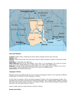 Facts and Statistics Location: Western Africa, bordering the Gulf of