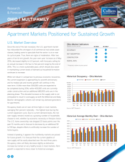 Ohio Multifamily Report - 1H 2016
