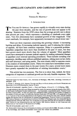 Appellate Capacity and Caseload Growth