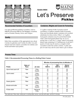 Let`s Preserve - University of Maine Cooperative Extension