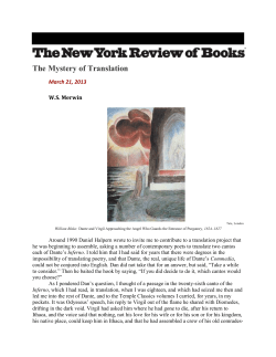 The Mystery of Translation