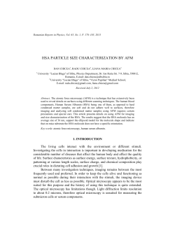 hsa particle size characterization by afm