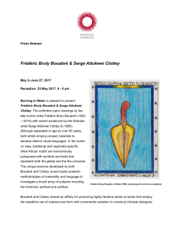 Press Release - Burning in Water