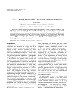 FTIR, FT-Raman spectra and DFT analysis of 3-methyl-4