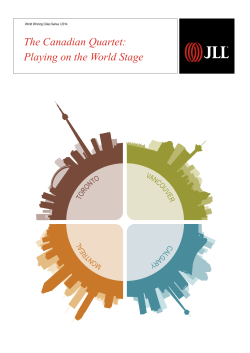 The Canadian Quartet: Playing on the World Stage
