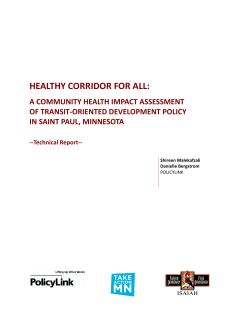 healthy corridor for all - The Pew Charitable Trusts