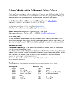 Children`s Parties at the Collingwood Children`s Farm​​