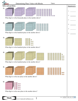 Determining Place Value with Blocks