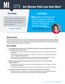 Are Women Paid Less than Men?